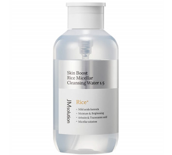 Jm Solution Skin boost rice micellar cleansing water 1.5 мицеллярная вода с рисом 500мл