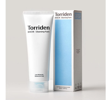 Torriden Dive in low molecular hyaluronic acid гипоаллергенная пенка для умывания 150мл