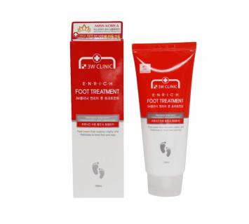 3W Clinic enrich foot treatment крем для ног 100мл