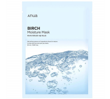 Anua Birch moisture увлажняющая тканевая маска с березовым соком