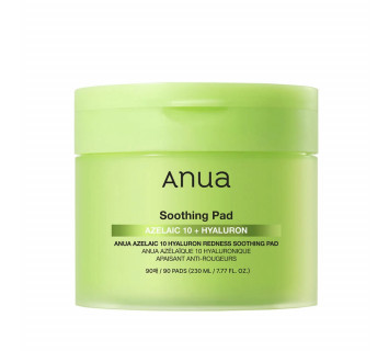 ANUA Azelaic acid 10 hyaluron redness soothing пэды с азелаиновой кислотой 90шт