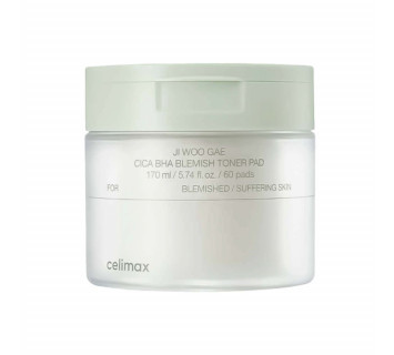 Celimax Ji woo gae cica bha blemish toner pad пилинг-пэды от воспалений 60шт