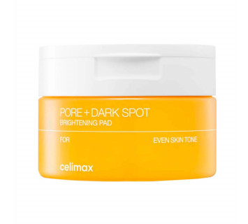 Celimax Pore+dark spot brightening pad тонер-пэды для выравнивания тона и рельефа кожи 40шт