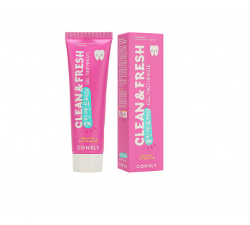 Consly Clean&fresh gel toothpaste гелевая зубная паста с экстрактами шалфея, берёзы и провитамином B5 105г