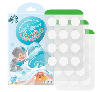 Elizavecca Witch piggy hell pore ac-guard spot patch патчи от прыщей с салициловой кислотой 36шт