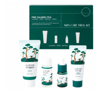 Round Lab Pine calming cica trial kit дорожный набор уходовых средств с экстрактом сосны