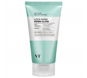 VT Cosmetics PDRN glow lock mask ночная маска-плёнка для увлажнения и сияния кожи с ПДРН 100мл