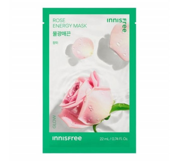 Innisfree energy mask тканевая маска с розой