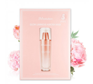 JM Solution glow luminous aurora mask тканевая маска с экстрактом розы