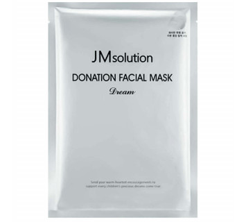 JM Solution donation facial mask dream маска с гиалуроном и пептидами