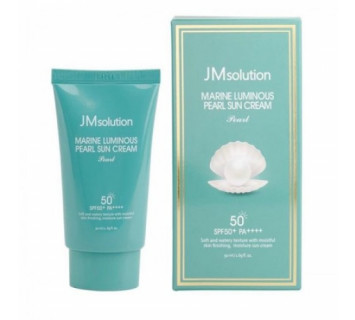 JM solution marine luminous pearl sun cream pearl spf50 pa++++ увлажняющий солнцезащитный крем 50мл