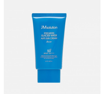 JM solution edelweiss glacier water alps sun cream snow spf 50+ pa++++ охлаждающий солнцезащитный крем 50мл