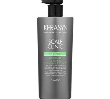 Kerasys scalp clinic shampoo шампунь для нормальной и сухой кожи головы 600мл