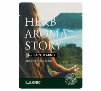 L.Sanic herb arome story маска тканевая с экстрактом кедра и эффектом ароматерапии