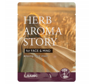 L.Sanic herb aroma story маска тканевая с экстрактом пачули и эффектом ароматерапии
