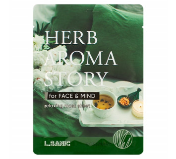 L.Sanic herb aroma story маска тканевая с экстрактом розмарина и эффектом ароматерапии
