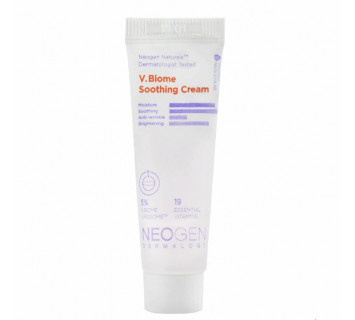 Neogen dermalogy v.biome soothing успокаивающий антивозрастной крем с пробиотиками 10мл