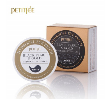 Petitfee black pearl & gold hydrogel eye patch патчи для ухода за кожей вокруг глаз 30пар