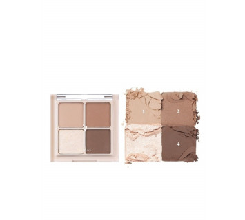 Rom&ND better than eyes палетка теней для век  #N01 Dry willow flower