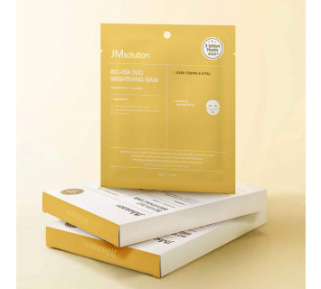 JMsolution bio-vita duo brightening mask тающая гидрогелевая маска с ниацинамидом