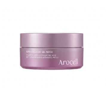 Arocell super collagen gel patch коллагеновые патчи для глаз с ПДРН 60шт