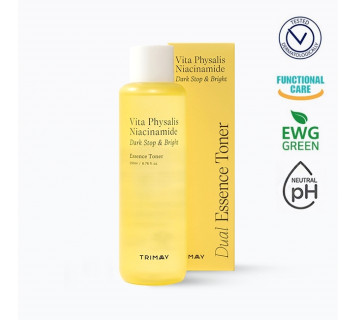 TRIMAY vita physalis niacinamide dark stop & bright тонер-эссенция осветляющий 200мл