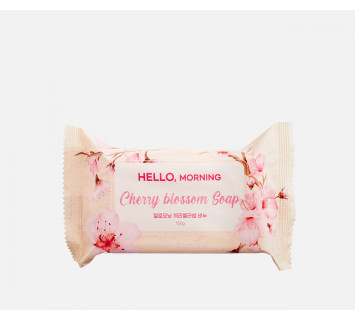 Hello Morning soap cherry blossom мыло - цветок вишни 127г