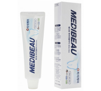 Medibeau white clinic отбеливающая зубная паста 120g