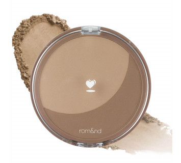 Rom&nd better than shape пудровый скульптор для лица 02 walnut grain