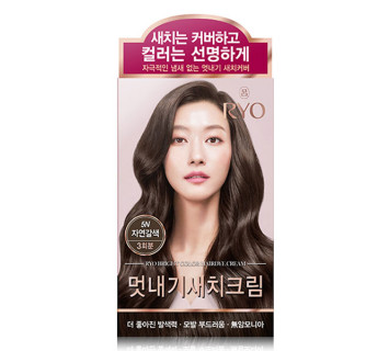 RYO bright color hair dye cream краска для волос 5N natural brown