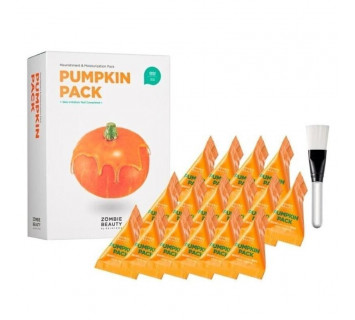 SKIN1004 zombie beauty by pumpkin pack питательная кремовая маска с тыквой и мёдом 4г