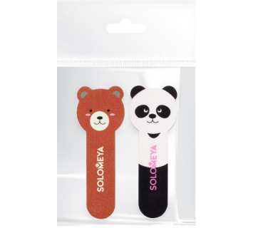 Solomeya little bear набор для ногтей пилка и полировщик для ногтей