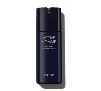 The Saem active homme blue hydro all-in-one essence увлажняющая эссенция 3 в 1 для мужчин 130мл