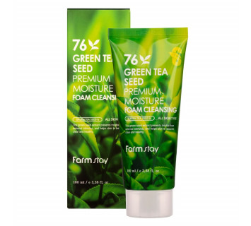 Farm stay green tea seed premium пенка для умывания 100ml