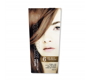 Welcos fruits wax pearl hair color краска для волос 06 light blonde (светлый блонд)