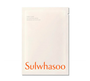 Sulwhasoo first care activating mask маска тканевая на основе активизирующей сыворотки
