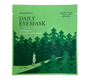 Steambase daily eye mask cypress forest паровая расслабляющая маска для глаз, 1шт