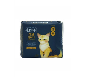 Secret day love liner XS 15см прокладки ежедневные хлопковые 20шт