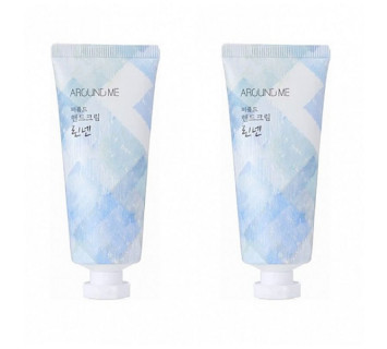 Welcos Around me happiness hand cream linen крем для рук со льном для сухой и грубой кожи 60г