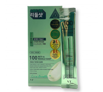 VT Cosmetics  reti-a reedle shot 100 бустер-сыворотка с микроиглами и ретинолом, 2мл