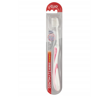 Clio dentimate multi-care plus ultra-fine bristle toothbrush Зубная щетка мягкая универсальная, 1шт