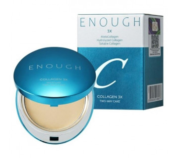 Enough collagen 3x moisture two-way cake SPF28 PA++ пудра для лица 13г+13г