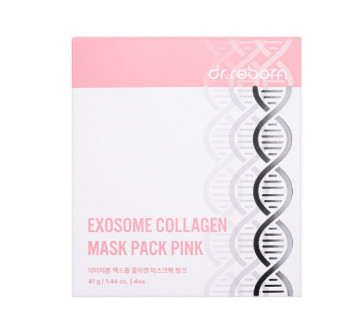 Dr.Reborn exosome collagen mask pack pink гидрогелевая маска с экзосомами и коллагеном
