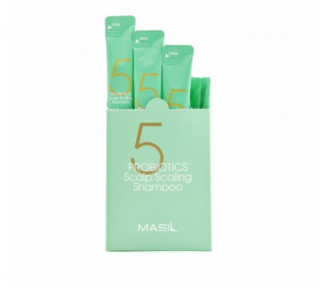 Masil 5 probiotics scalp scaling глубокоочищающий шампунь 8мл