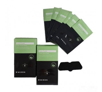 Mizon Pore fresh clear nose pack Очищающие патчи для носа 1шт