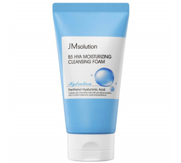 JMsolution B5 hya moisturizing увлажняющая пенка для умывания с пантенолом 150мл