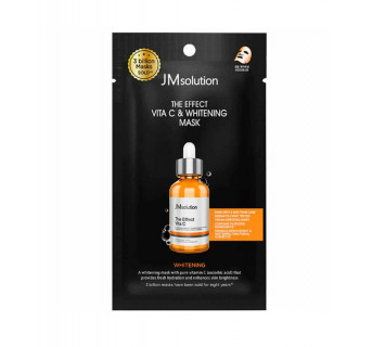 JMsolution the effect vita C & whitening mask тканевая маска с витамином С